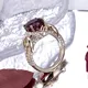 Modern Gemstone Ring Supplier with Custom Services for Wedding-related 6