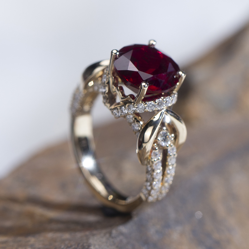 Modernong Gemstone Ring Supplier nga adunay Custom nga Serbisyo para sa Kasal 11