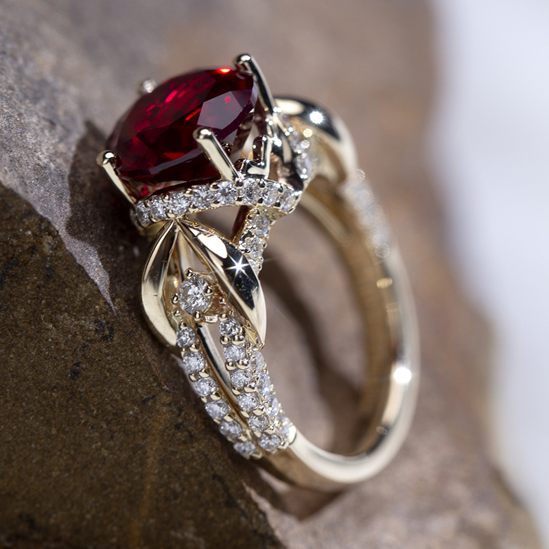 Modernong Gemstone Ring Supplier nga adunay Custom nga Serbisyo para sa Kasal 10