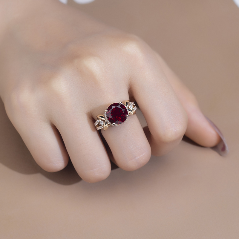 Modernong Gemstone Ring Supplier nga adunay Custom nga Serbisyo para sa Kasal 12