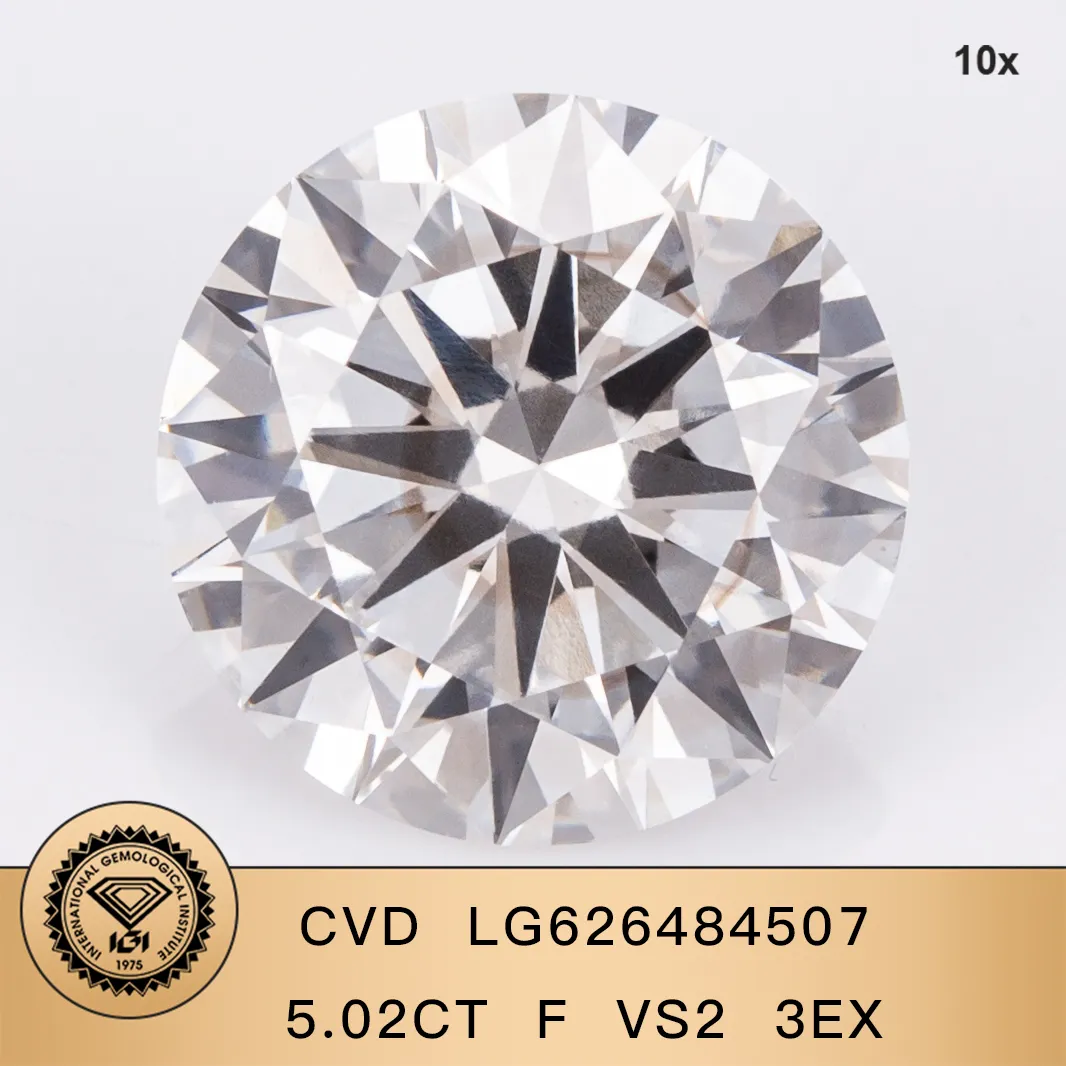 Diamante de Laboratório de 5ct a preços no atacado | Jóias Messi 2
