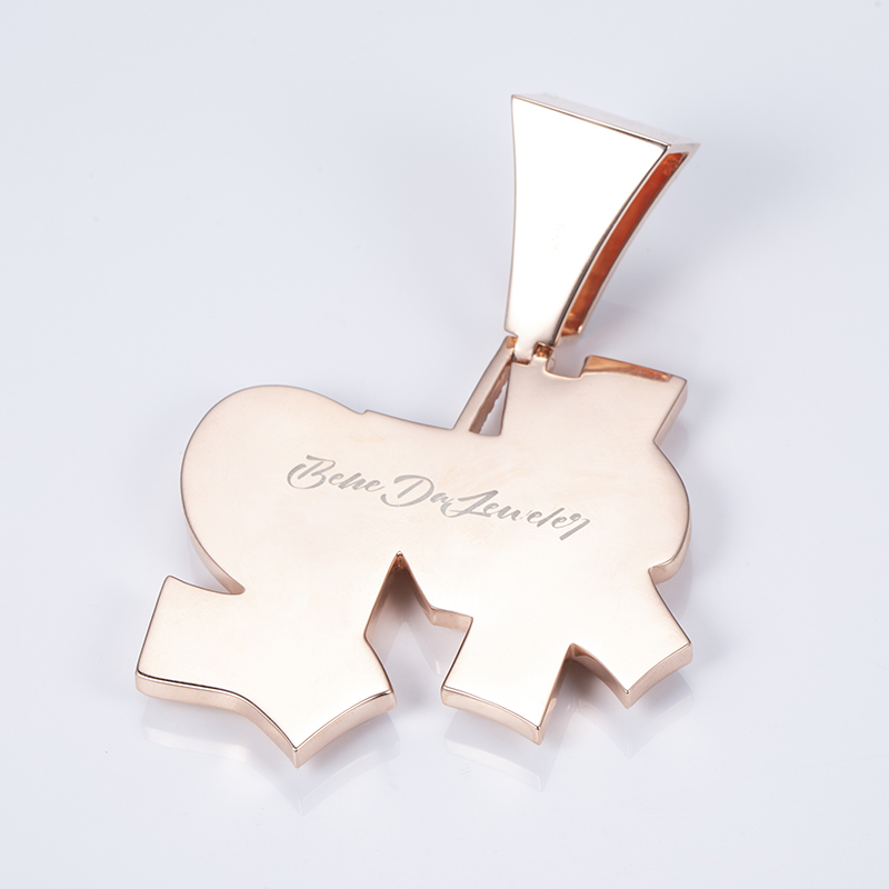 Messi Jewelry - Gold Silver Custom Logo Letter Moissanite Diamond Pendant VVS Custom Moissanite Pendant Moissante Pendant 12