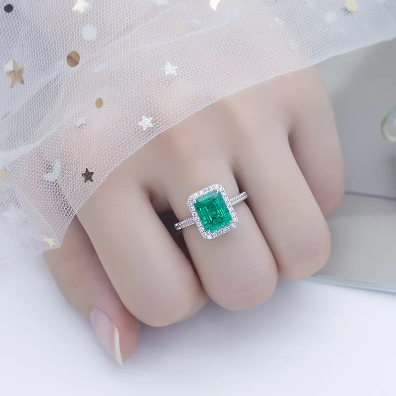 Lab Grown Diamond Producers Gemstone Ring Wholesale - Messi Jewelry 7