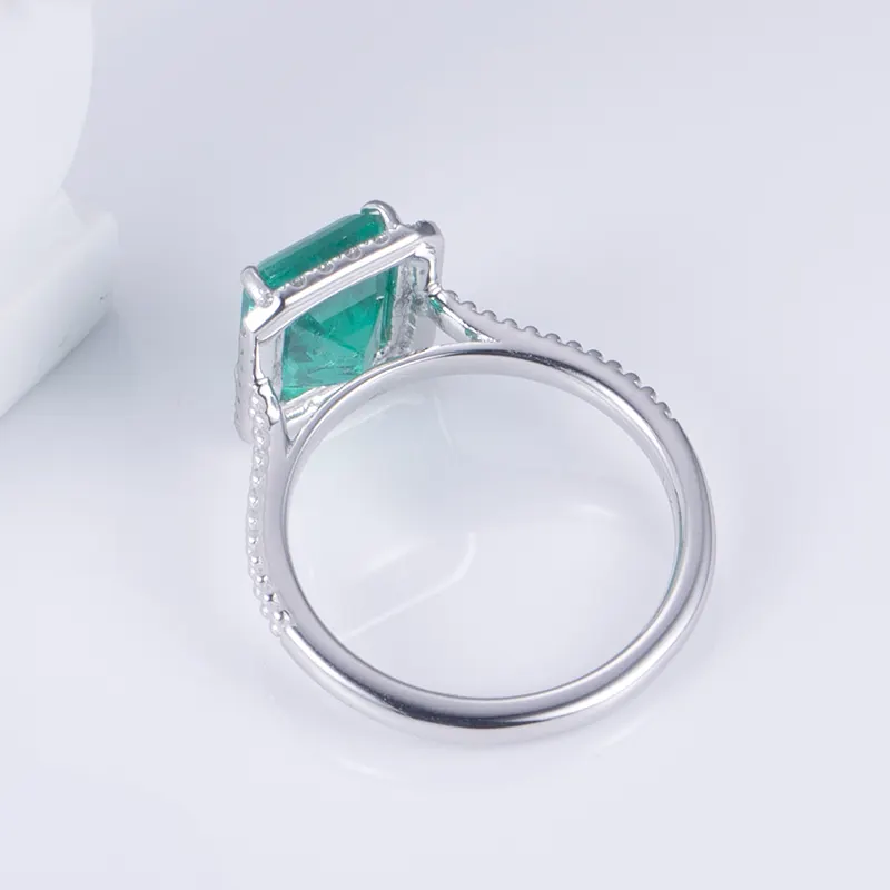 Lab Grown Diamond Producers Gemstone Ring Wholesale - Messi Jewelry 5