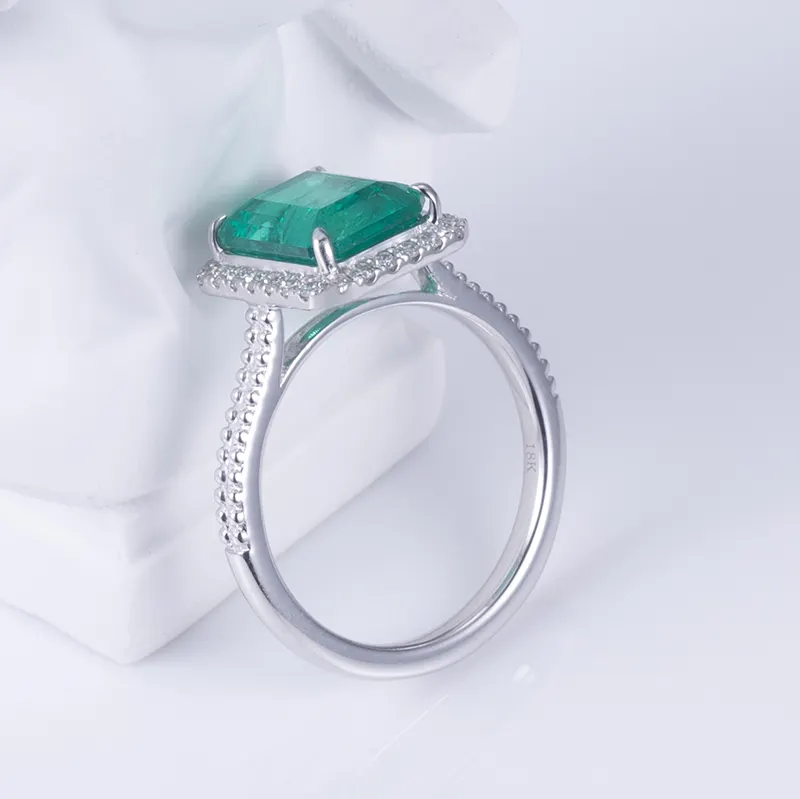 Lab Grown Diamond Producers Gemstone Ring Wholesale - Messi Jewelry 6