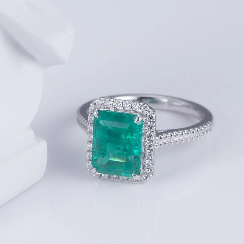 Lab Grown Diamond Producers Gemstone Ring Wholesale - Messi Jewelry 4