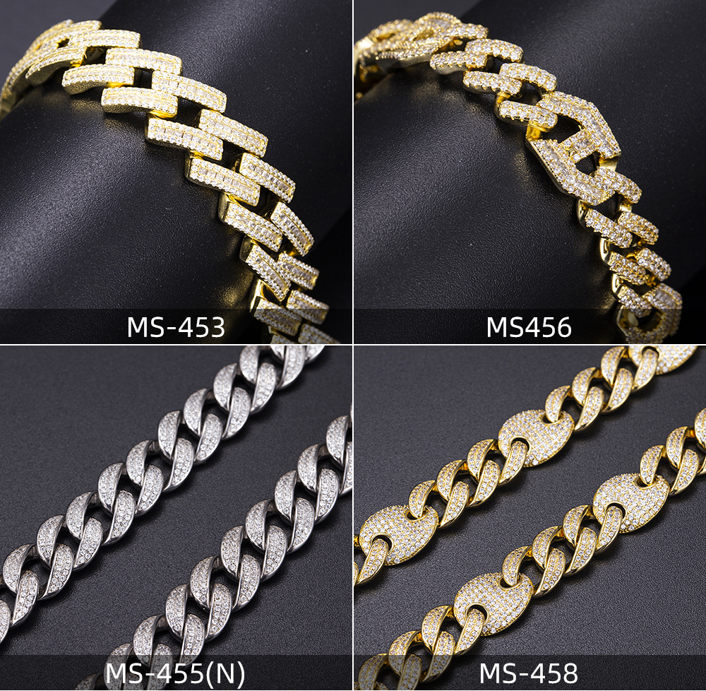 Messi Jewelry | Quality cuban chain bracelet factory price 16