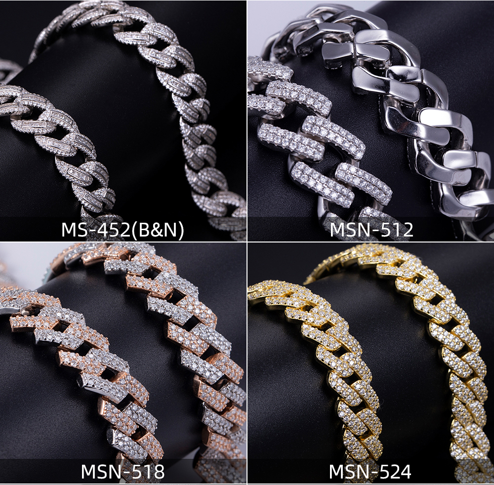 Messi Jewelry | Quality cuban chain bracelet factory price 15