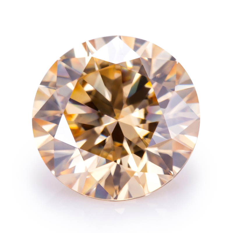 Messi Jewelry - Moissanite Diamond Stone Wholesale Price Loose Green Champagne Grey Blue Black Yellow Pink Color Moissanite Round 13