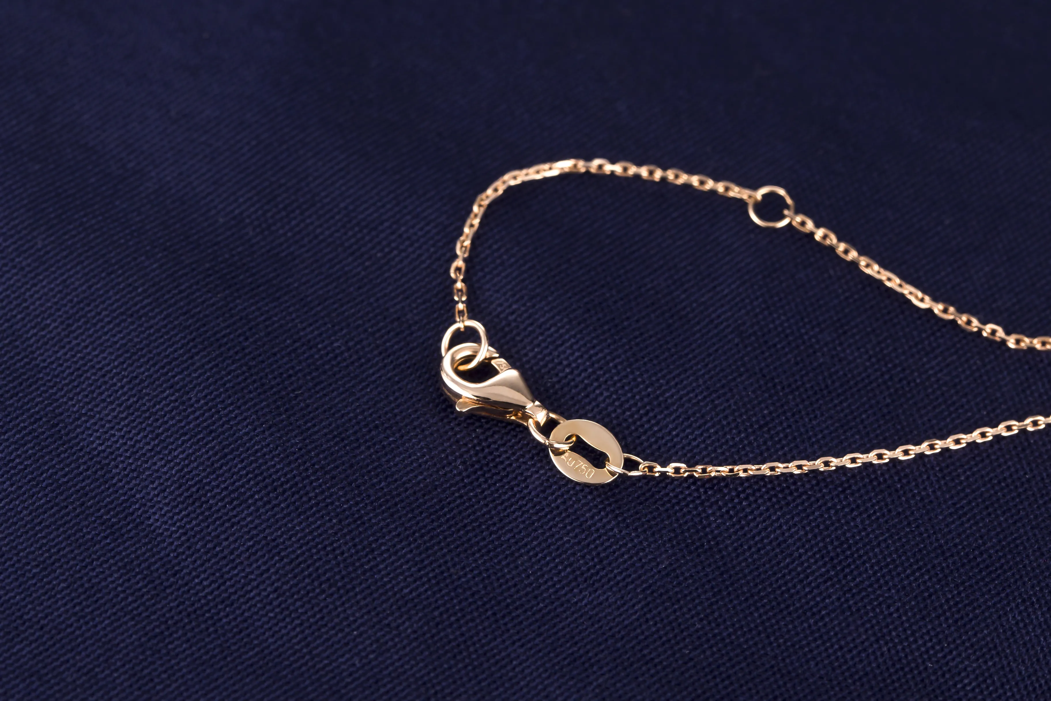 Custom Gold Moissanite Necklace - 14k Gold Women's Jewelry 5