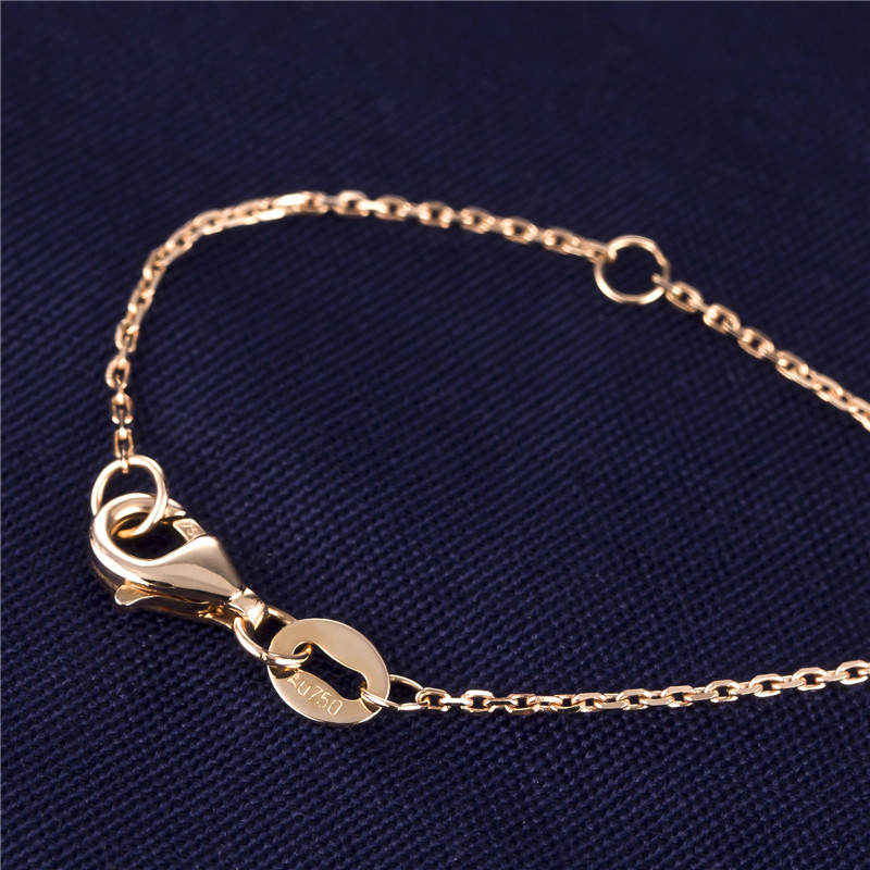 Messi Jewelry - woman moissanite necklace jewelry 18k 14k 10k custom gold jewelry Necklace 18