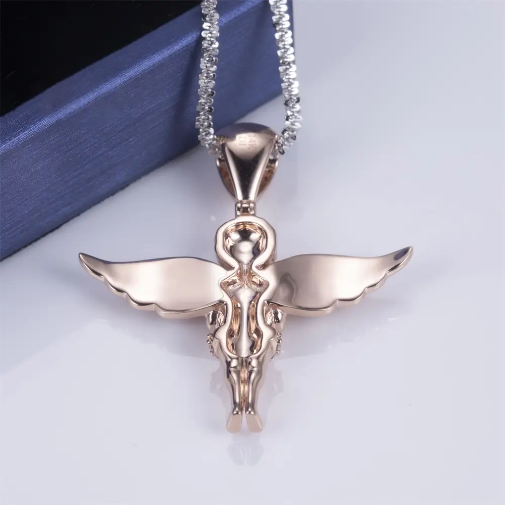 Messi Jewelry | best material lab diamond pendant necklace made in china 6