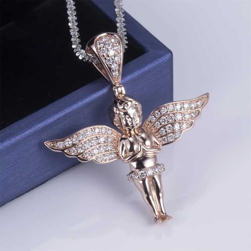 Messi Jewelry | best material lab diamond pendant necklace made in china 5