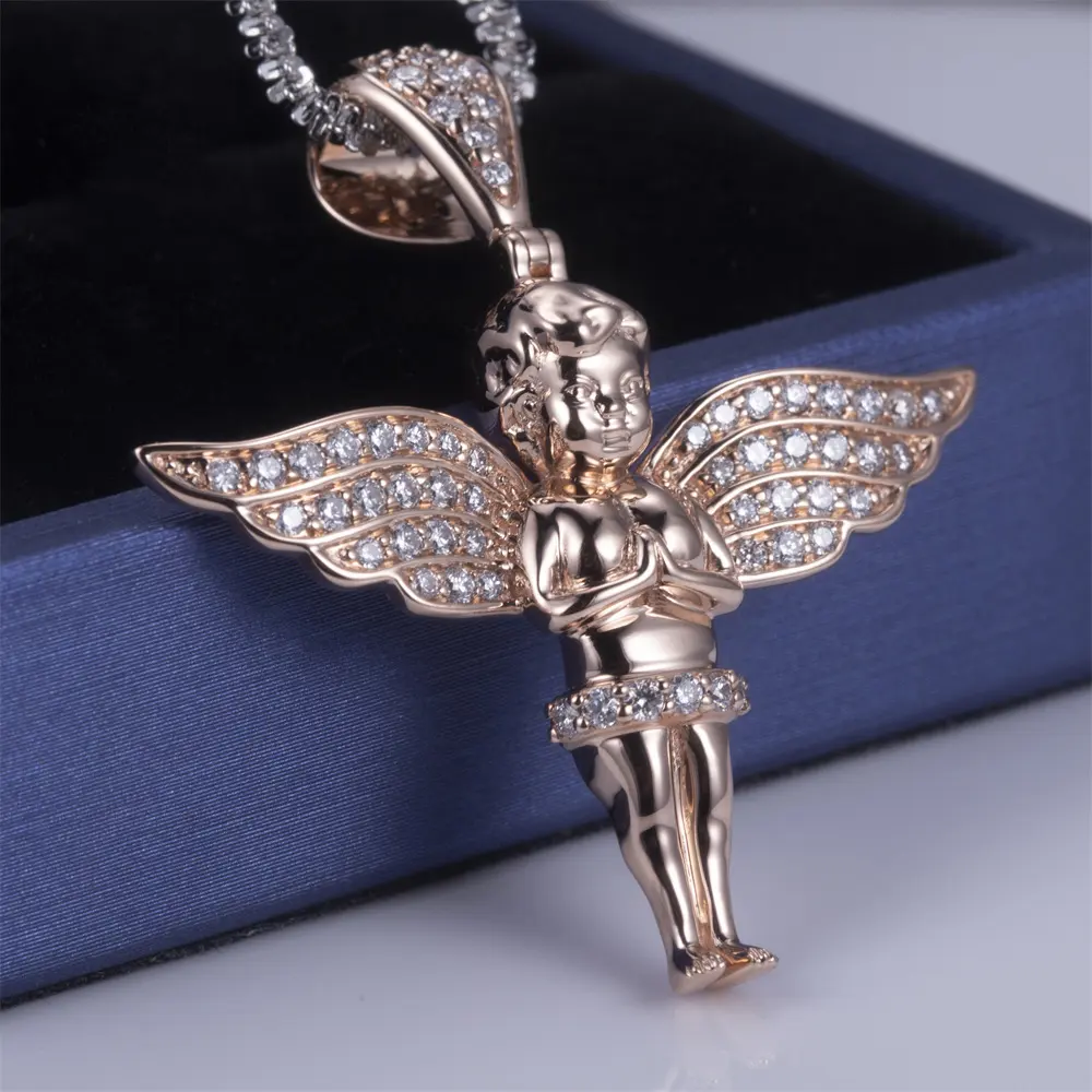 Messi Jewelry | best material lab diamond pendant necklace made in china 3