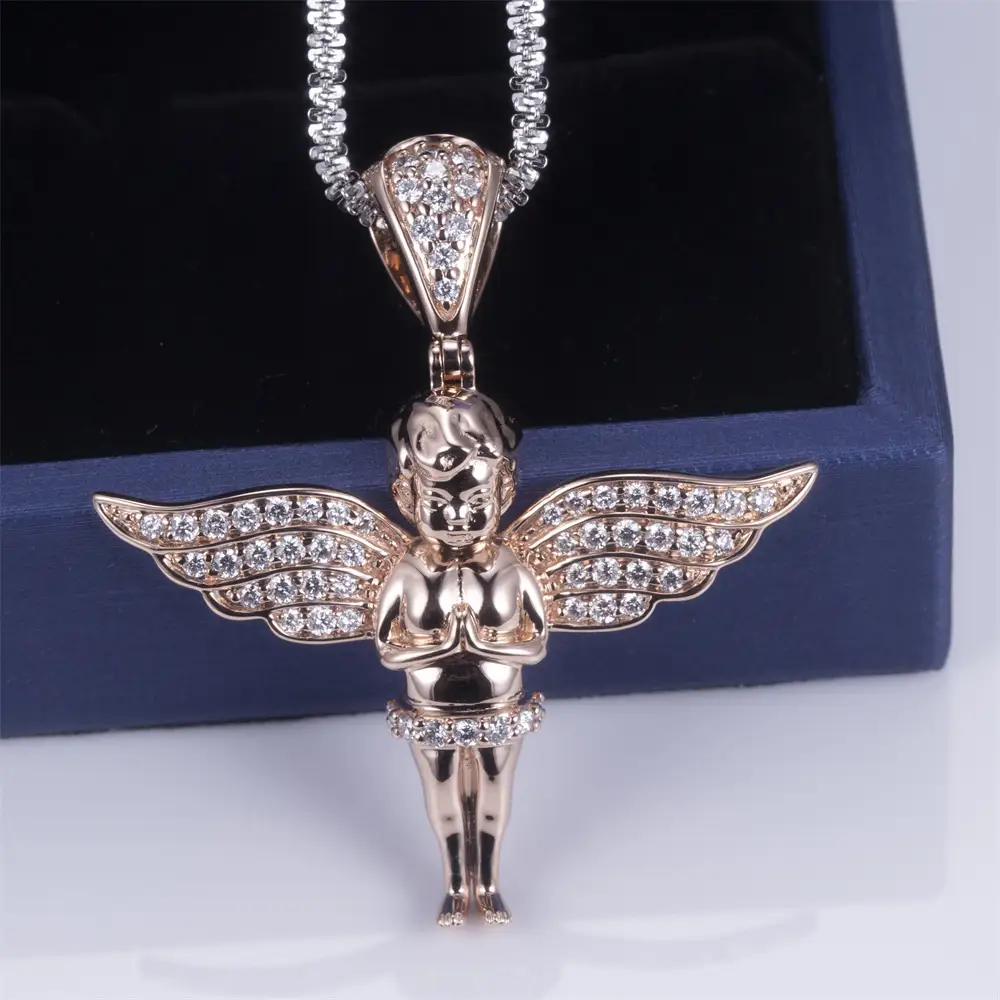 Messi Jewelry | best material lab diamond pendant necklace made in china 7