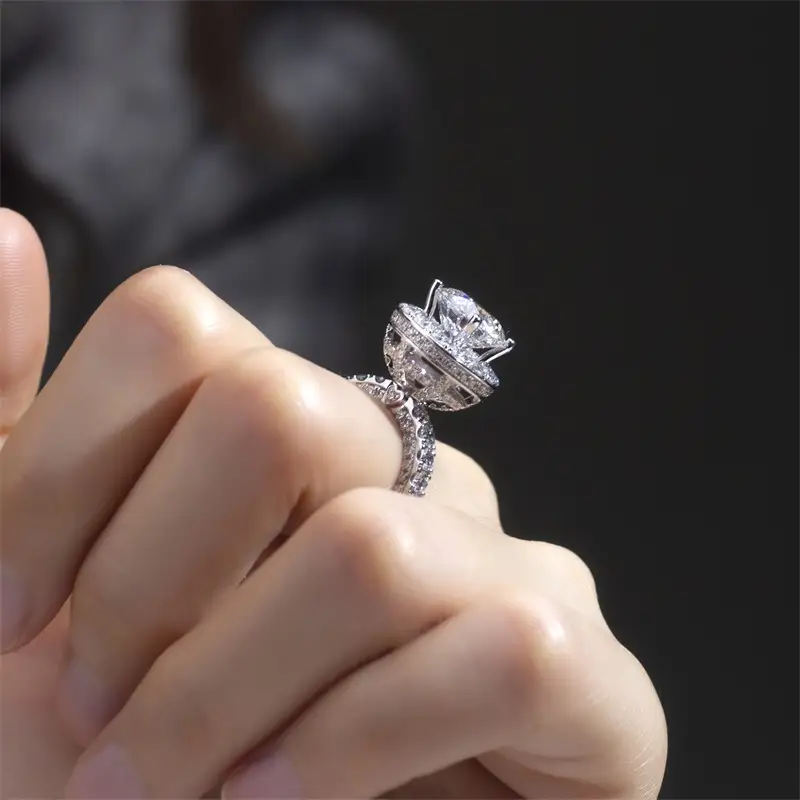 18K Custom Pear Lab Diamond Ring - IGI Certified Eternity Gift 7