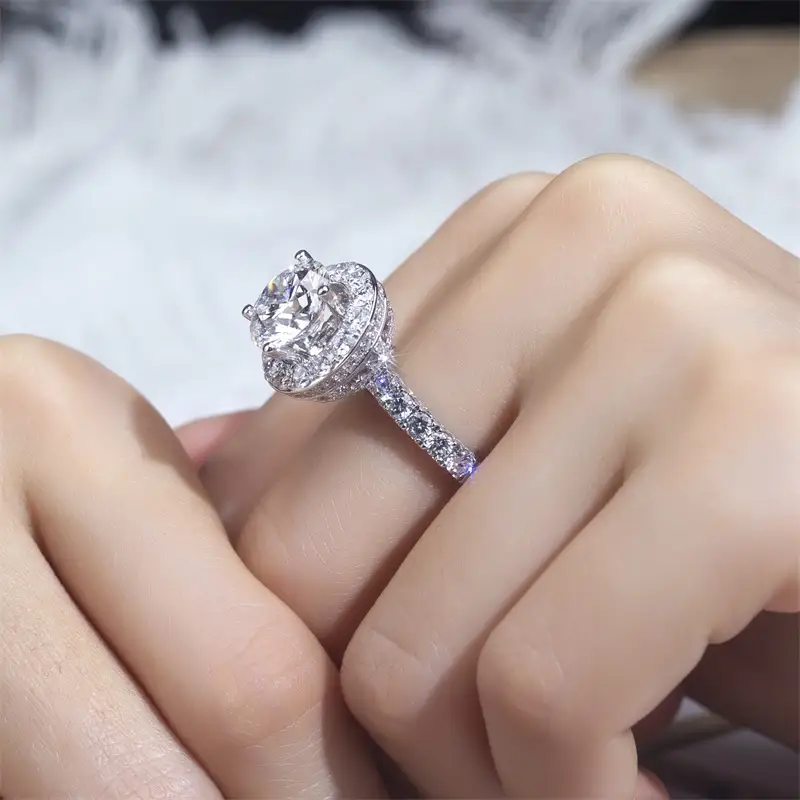 18K Custom Pear Lab Diamond Ring - IGI Certified Eternity Gift 6