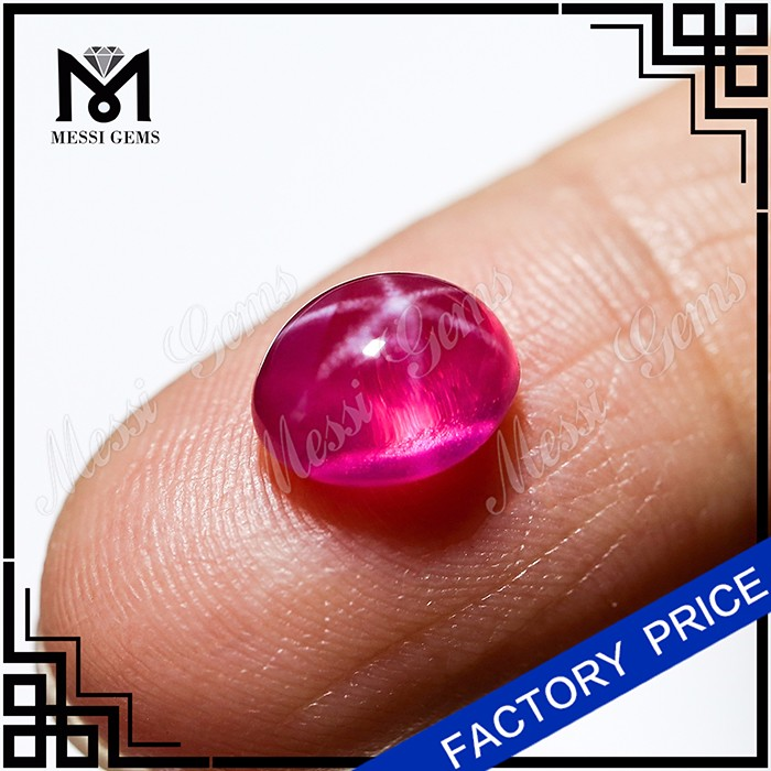 Messi Alahas - Synthetic Star Red Blue Sapphire Synthetic Gemstone 9