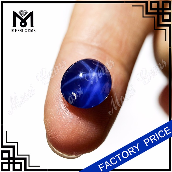 Messi Alahas - Synthetic Star Red Blue Sapphire Synthetic Gemstone 8