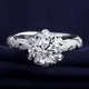 Long Lasting white gold moissanite ring quality assurance | Messi Jewelry 6