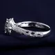 Long Lasting white gold moissanite ring quality assurance | Messi Jewelry 7