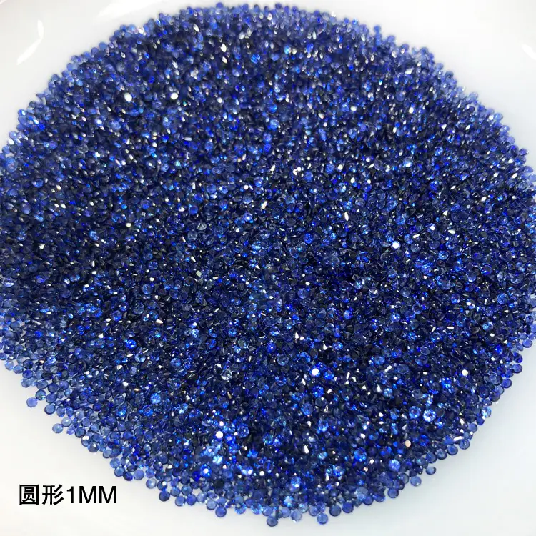 Lab Blue Sapphire Prezzo per caramello gemma naturale sciolto 1
