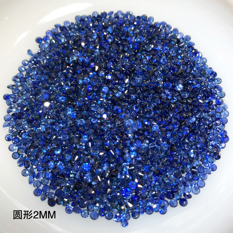 Lab Blue Sapphire Price Per Carat Loose Natural Gemstone 11