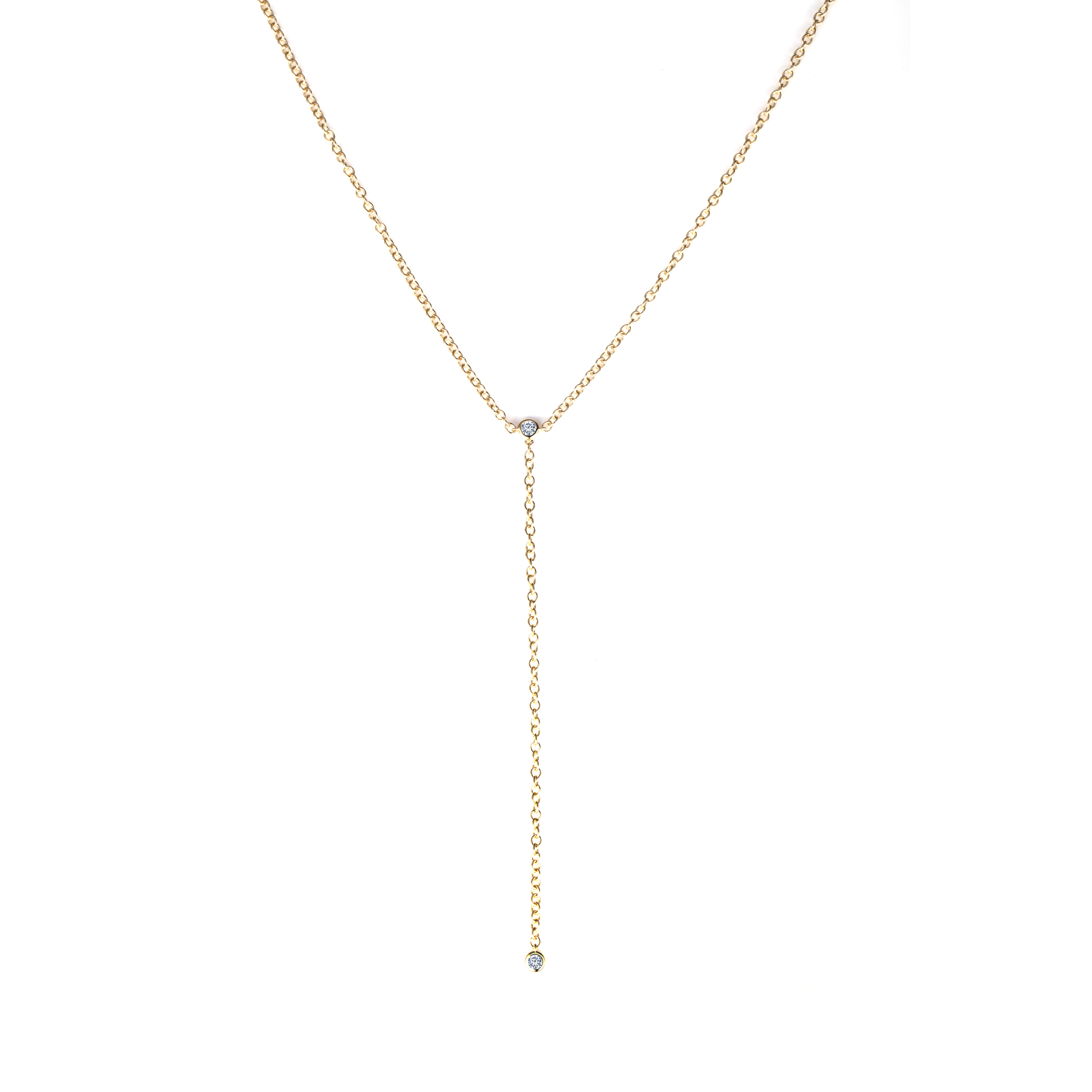 Messi Alahas - Messi Alahas 18k nga bulawan Fashion moissanite bezel setting drop thinner pendant necklace labing maayo nga regalo alang sa girlfriend Necklace 8