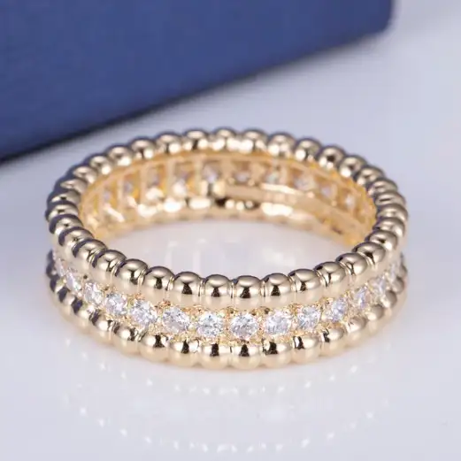 Anello in oro diamante naturale da 18K MSR-604 —Essi gioielli 1