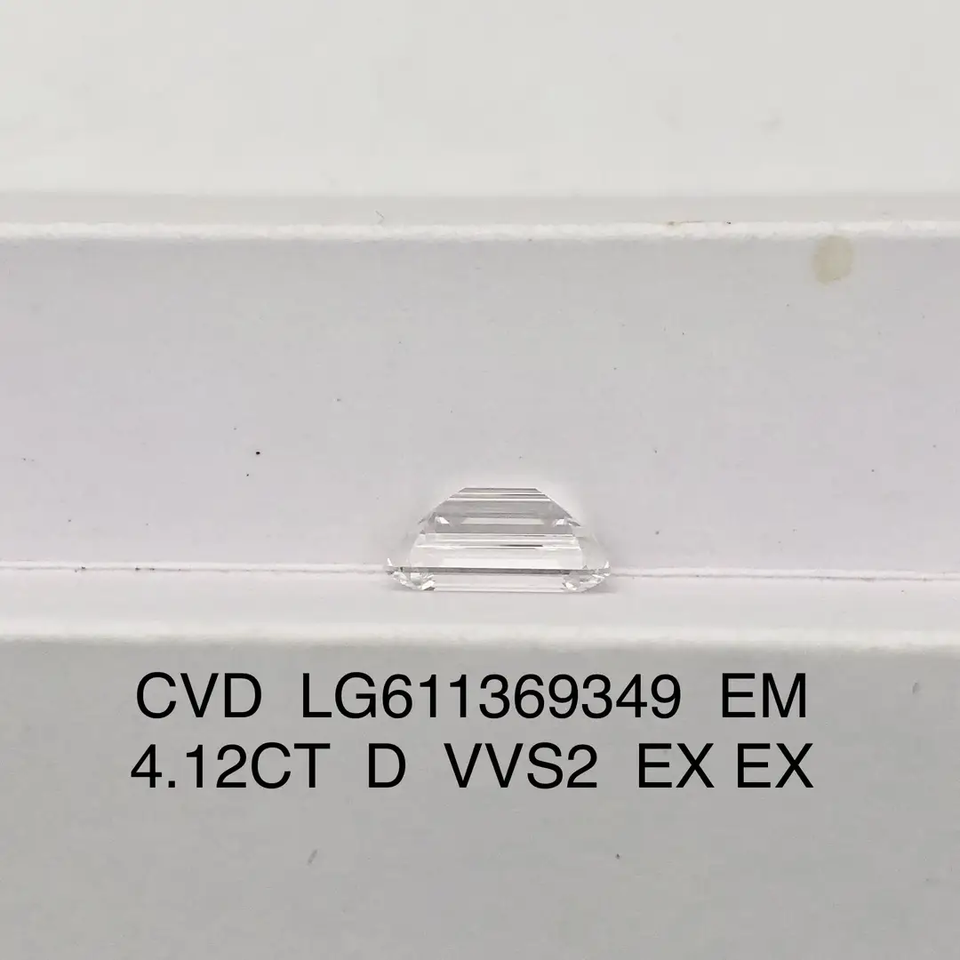 4.12CT Emerald Lab Grown Diamond - IGI Certified 7