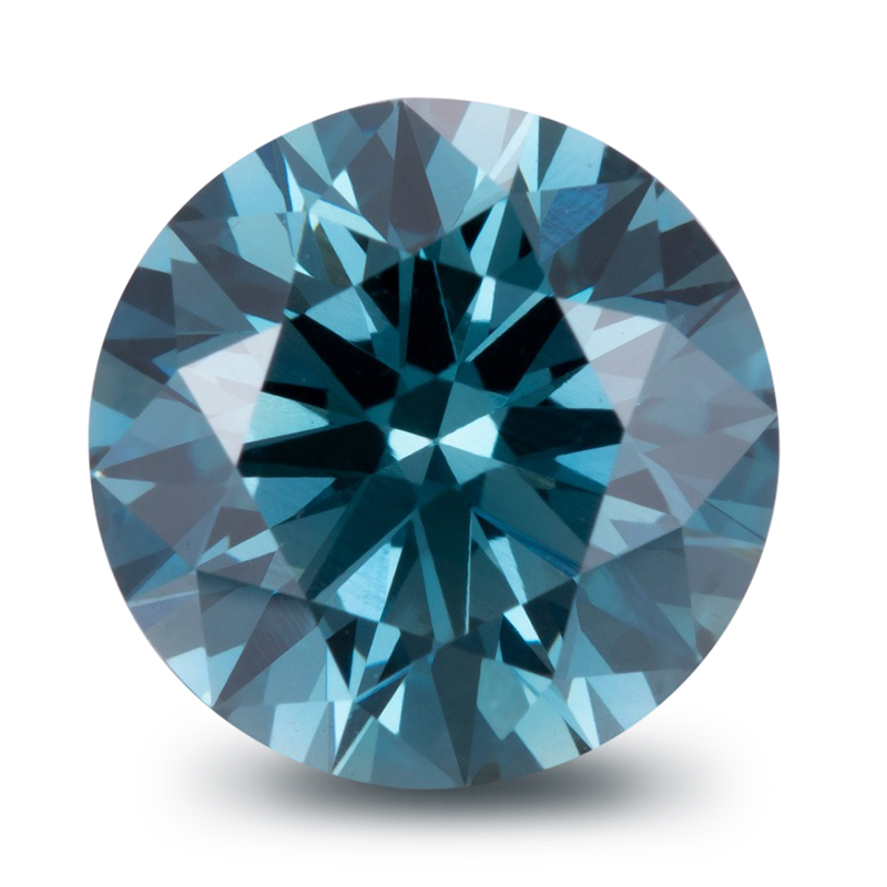 Messi Jewelry - 1ct 2ct Round VS Loose Blue Lab Grown Diamonds CVD Lab Created Blue Diamond Blue1 6