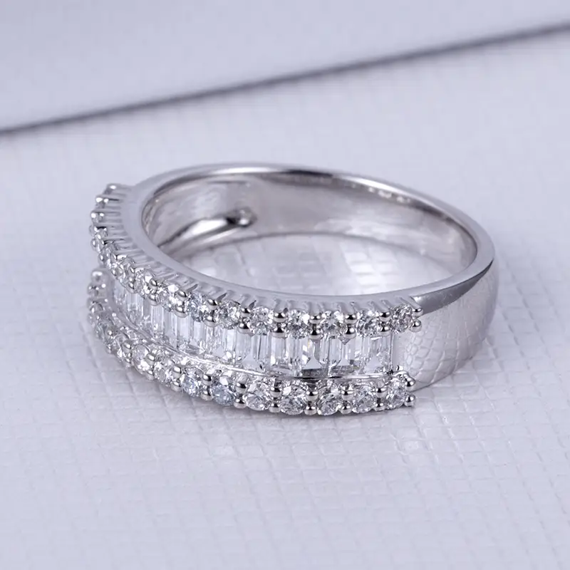 14K Customizable White Gold Lab Diamond Ring - Outstanding Quality & Performance 2