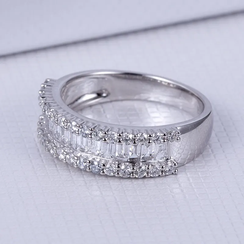 14K Customizable White Gold Lab Diamond Ring - Outstanding Quality & Performance 2