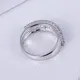 14K Customizable White Gold Lab Diamond Ring - Outstanding Quality & Performance 5