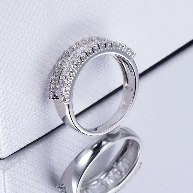 14K Customizable White Gold Lab Diamond Ring - Outstanding Quality & Performance 7