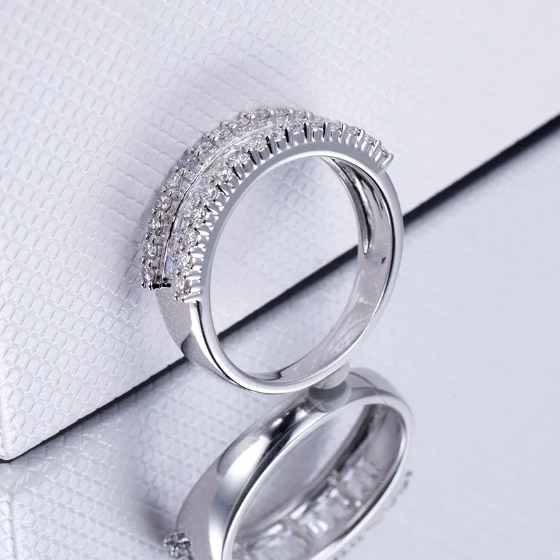 14K Customizable White Gold Lab Diamond Ring - Outstanding Quality & Performance 7