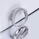 14K Customizable White Gold Lab Diamond Ring - Outstanding Quality & Performance 7