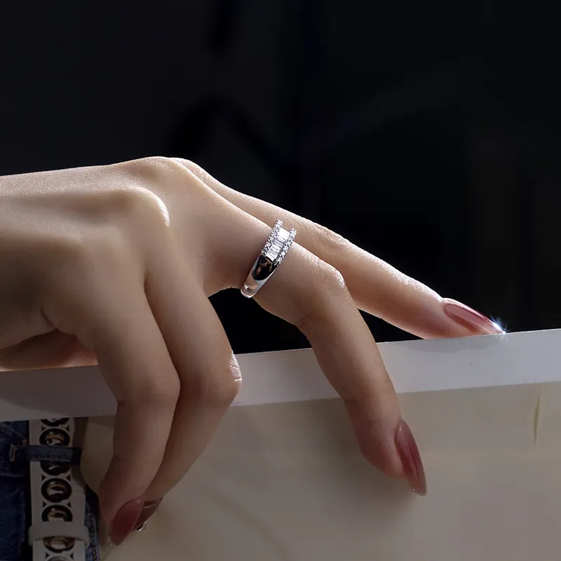 14K Customizable White Gold Lab Diamond Ring - Outstanding Quality & Performance 6