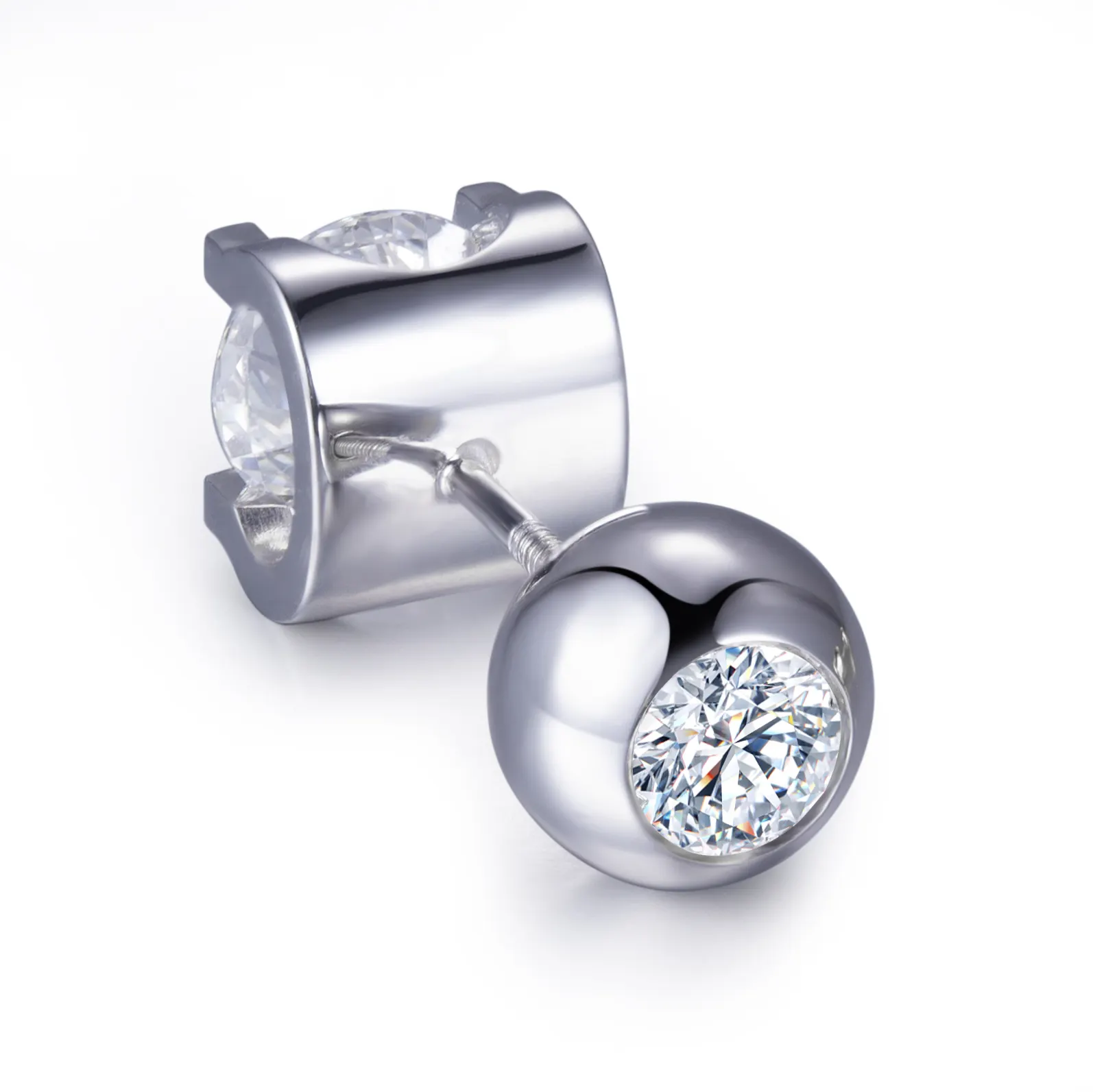 Hot Sale Lab Created Diamond Stud Earrings Company 3