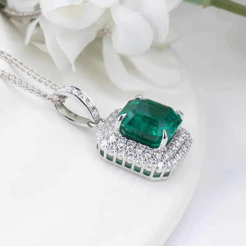 green stone necklace at Wholesale Prices | Messi Jewelry 6