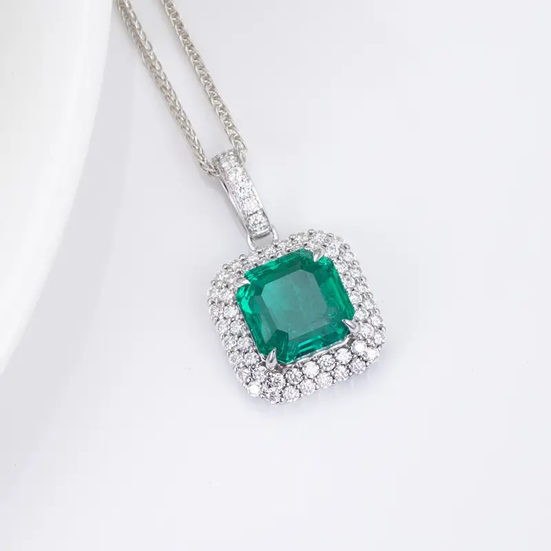 green stone necklace at Wholesale Prices | Messi Jewelry 5