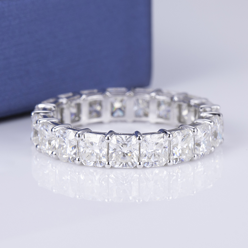 Messi Jewelry - Messi Gems MS -483 18K Белые золотые украшения лучисто 11