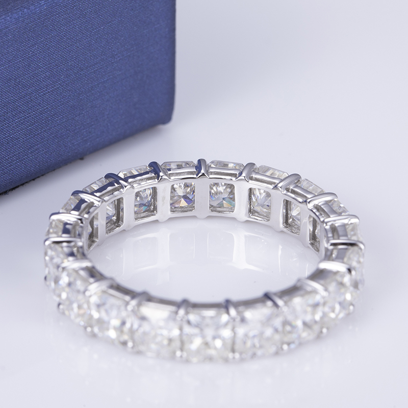 Messi Jewelry - Messi Gems MS -483 18K Белые золотые украшения лучисто 12