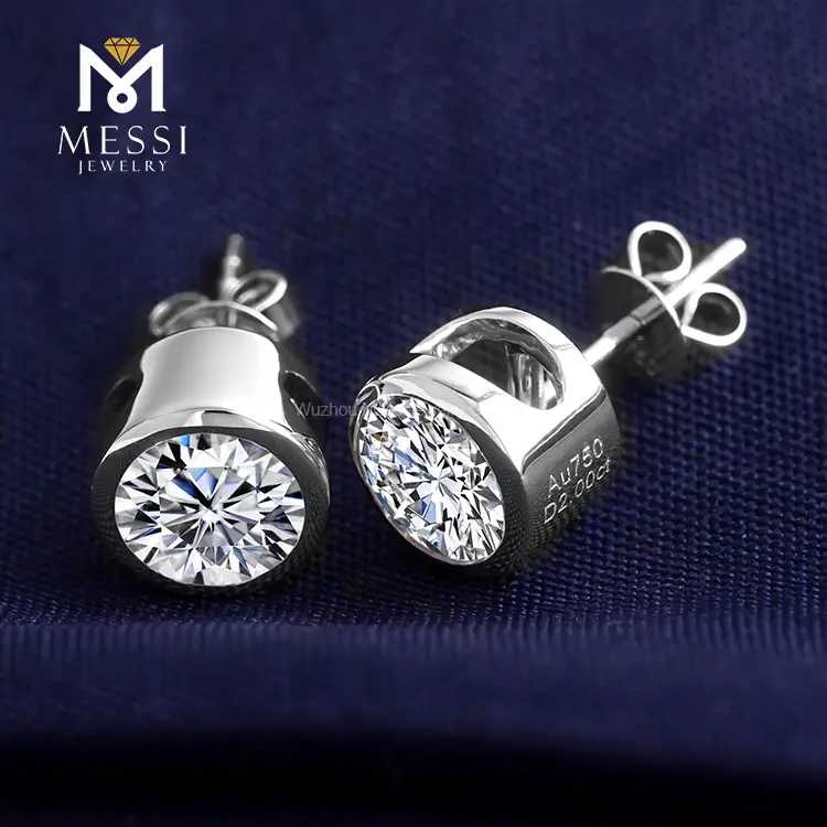 synthetic diamond earrings at Wholesale Prices | Messi Jewelry 3