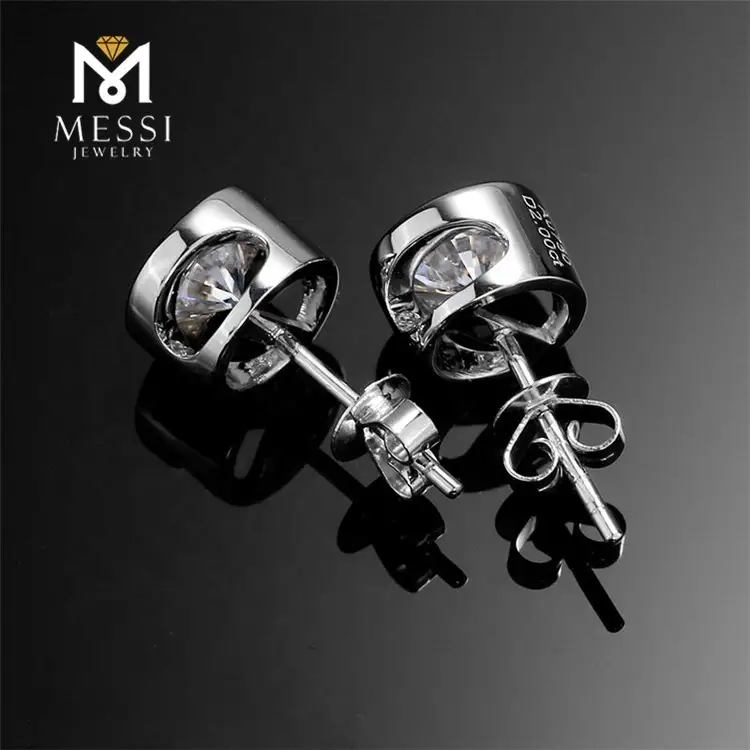 synthetic diamond earrings at Wholesale Prices | Messi Jewelry 4
