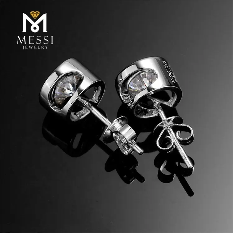 Messi Jewelry | Modern synthetic diamond earrings suppliers 4