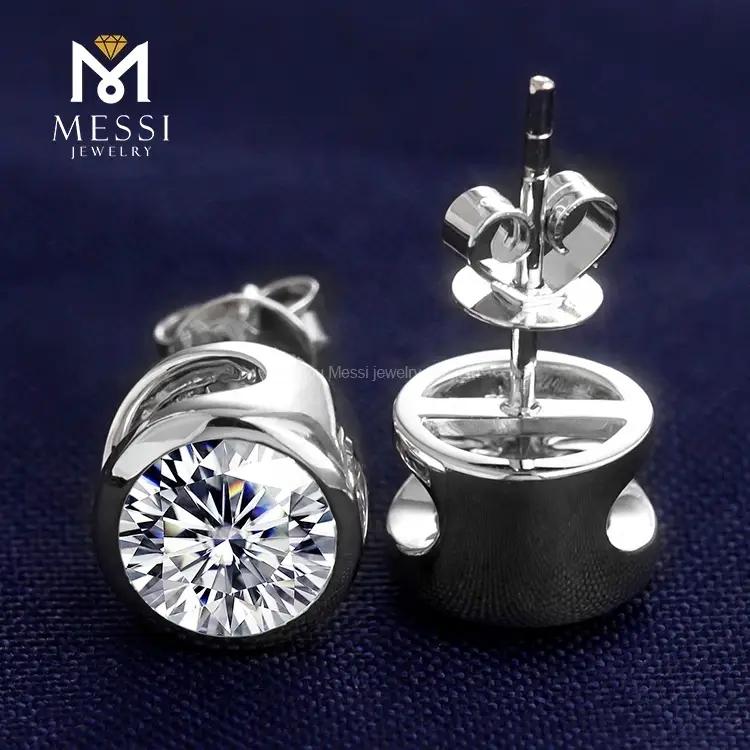 synthetic diamond earrings at Wholesale Prices | Messi Jewelry 5