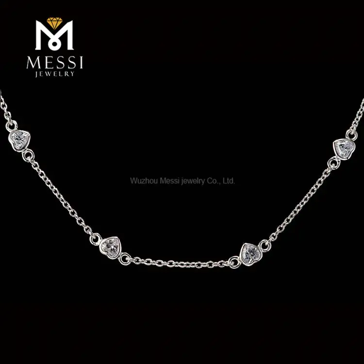 Custom moissanite pendant yellow gold quality assurance Manufacturer | Messi Jewelry 4