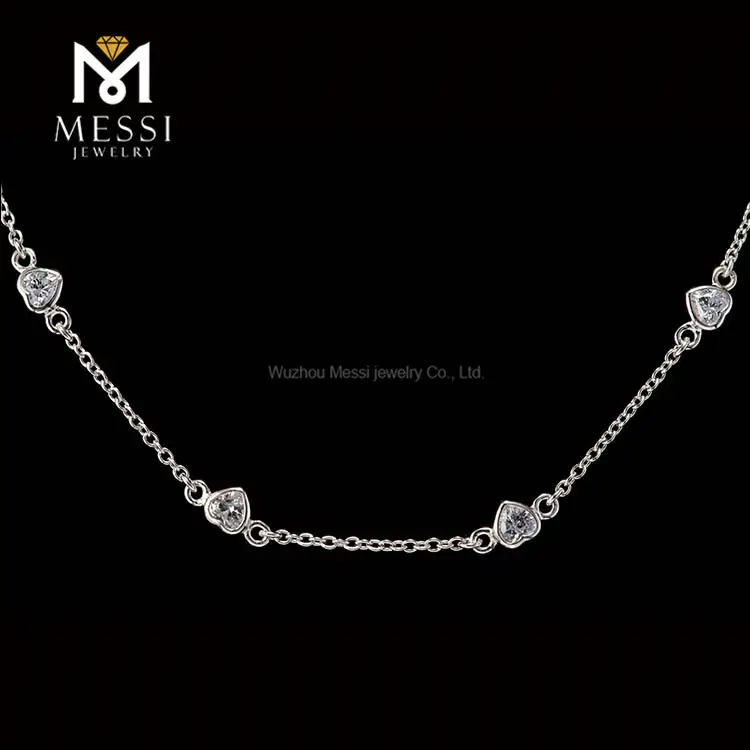 Custom moissanite pendant yellow gold quality assurance Manufacturer | Messi Jewelry 4