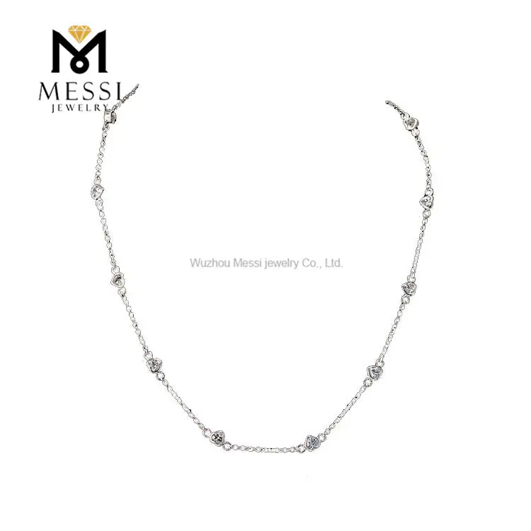 Custom moissanite pendant yellow gold quality assurance Manufacturer | Messi Jewelry 2